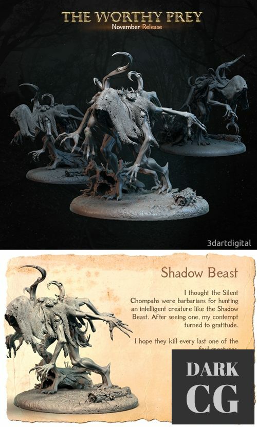 Shadow Beast – 3D Print
