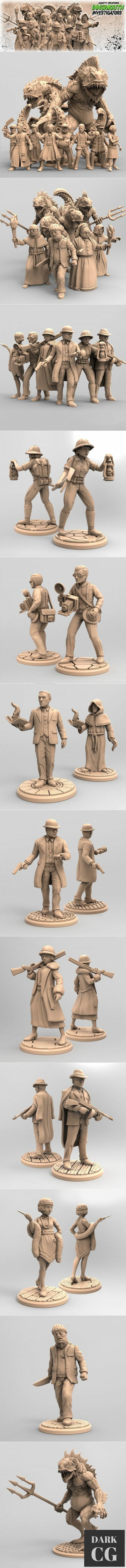 Innsmouth Investigators – 3D Print