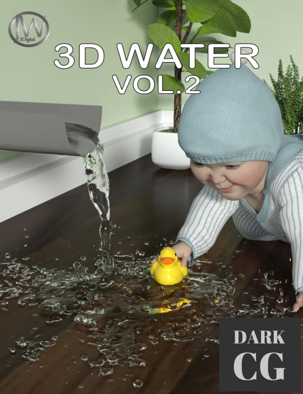 Daz3D, Poser: JW 3D Water Props Vol. 2