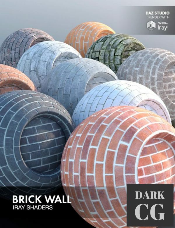 Brick Wall Iray Shaders