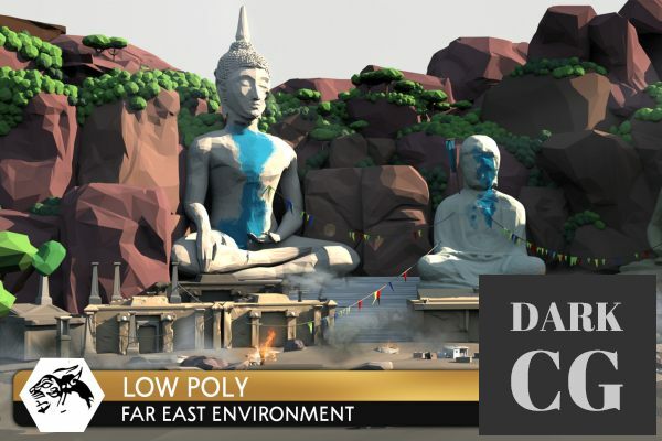 Unity Asset Low Poly Environment Far East