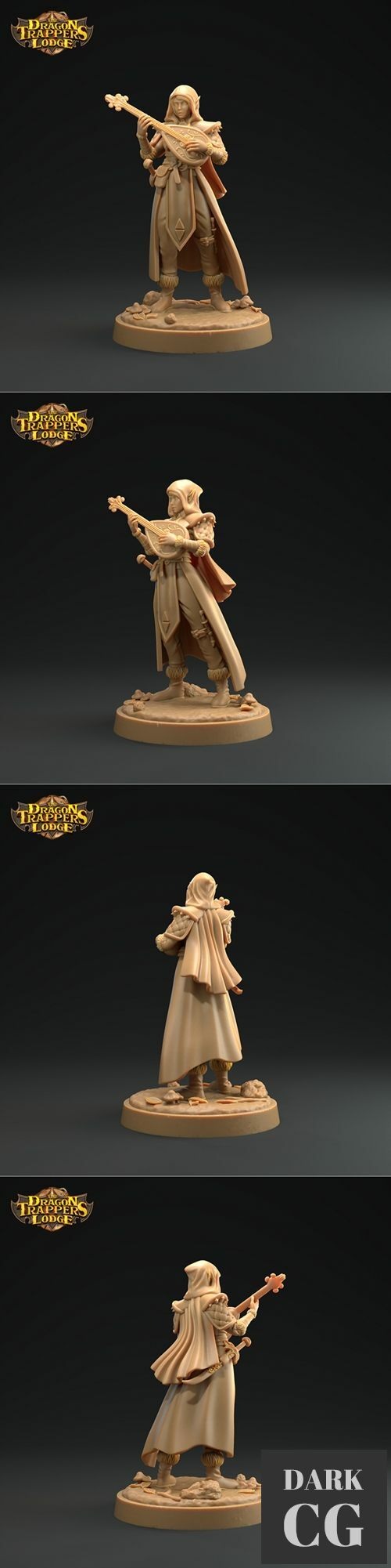 Elf Bard – 3D Print