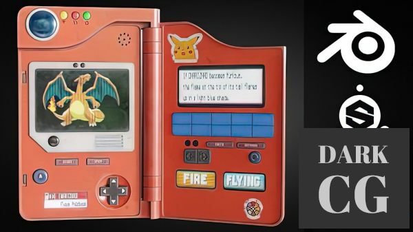 Creating a Pokedex in Blender and Substance Painter
