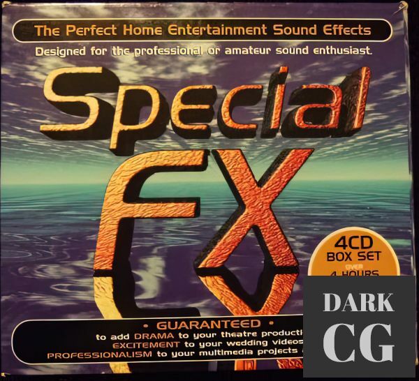 Avid Records Sound Effects Special FX Box Set 4 CD