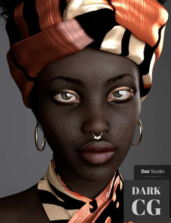 BD Oshun And Her Outfit For Genesis 8 Female