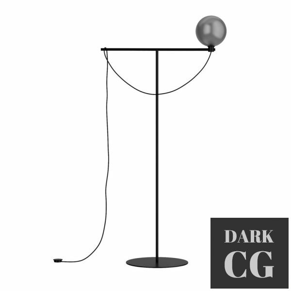 3D Model Globe Floor Lamp by Handvark