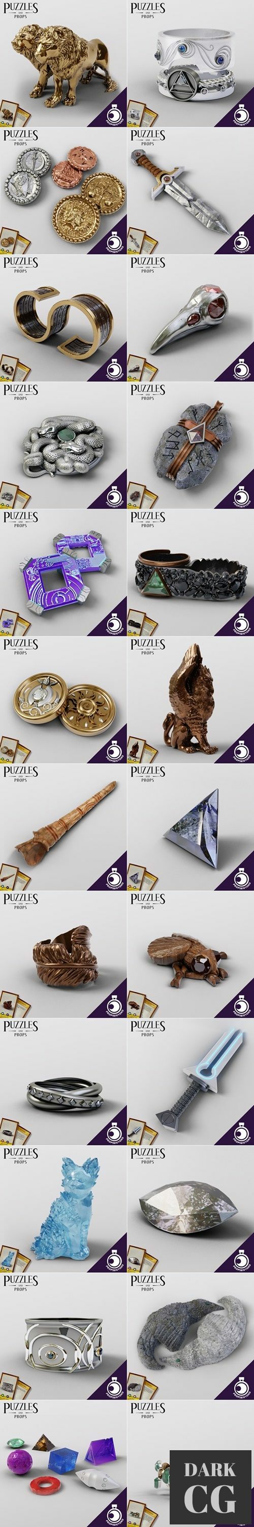 Puzzles and Props Collection - Part 1 – 3D Print