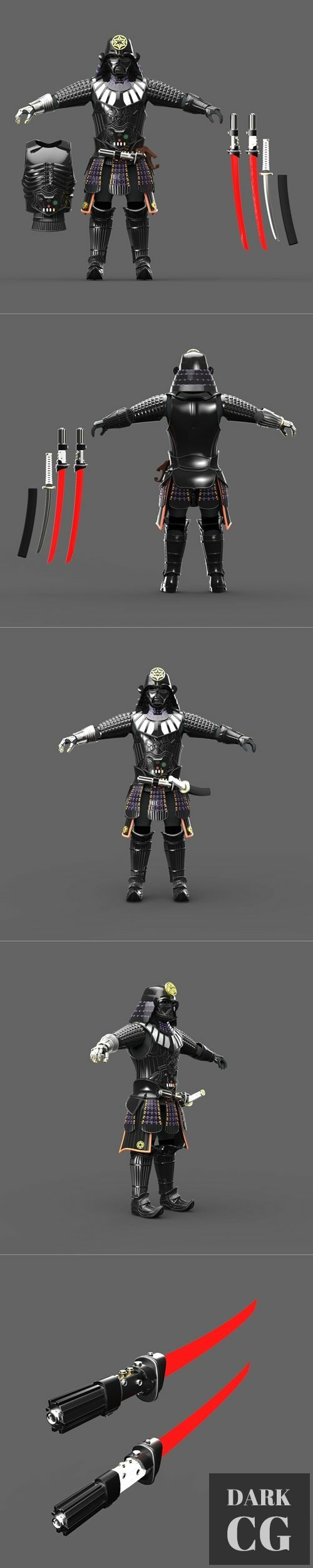 Darth Vader Samurai – 3D Print