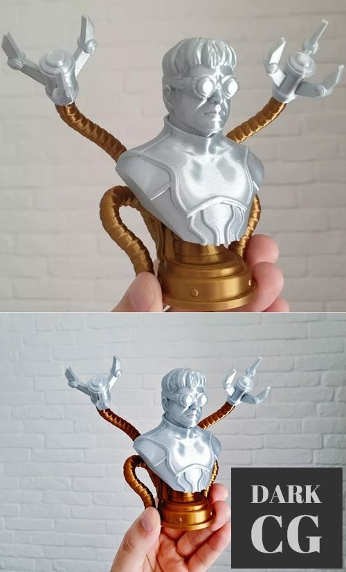 Doc Ock bust – 3D Print