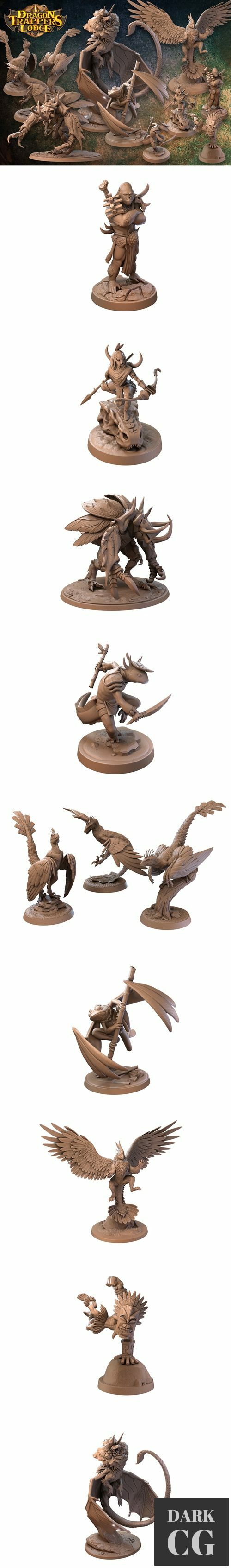 The Dragon Trappers Lodge April 2021 – 3D Print