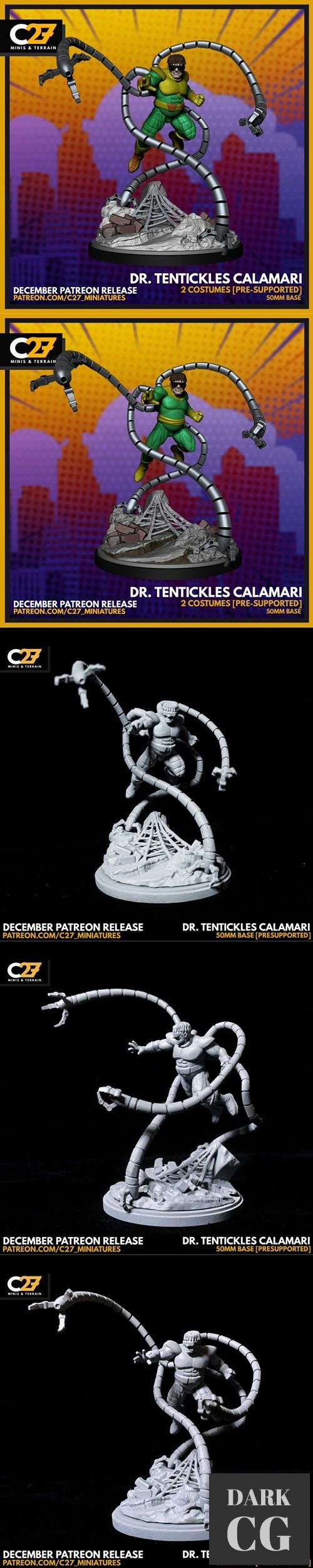 Dr. Tentickles Calamari – 3D Print