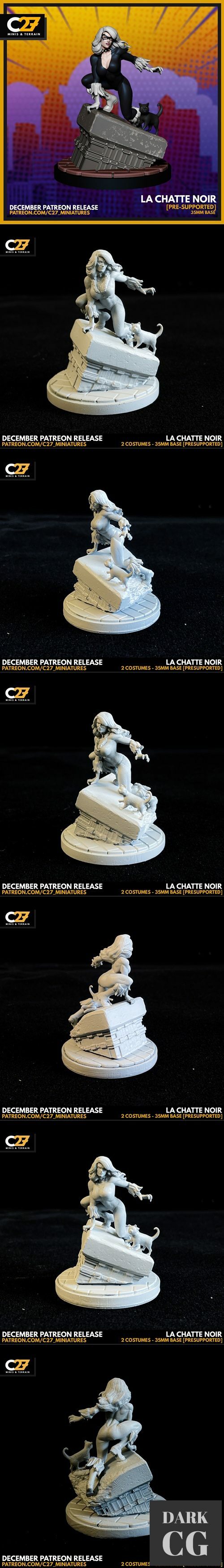 La Chatte Noir – 3D Print