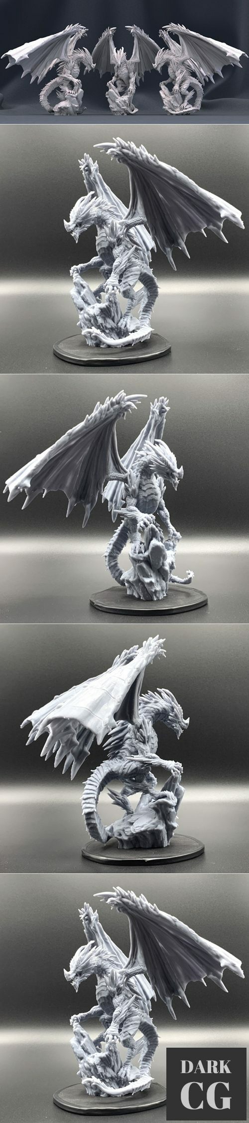 Mini Monster Mayhem - Crystal Dragon – 3D Print