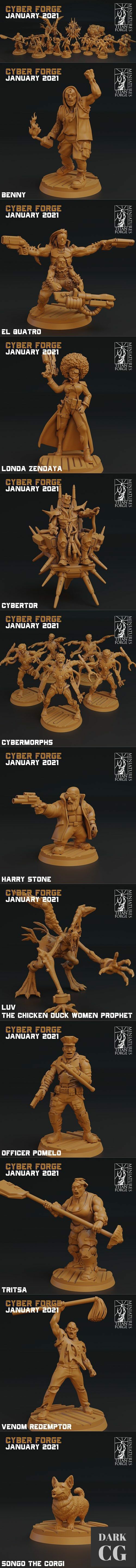Cyber Forge January 2021 – 3D Print