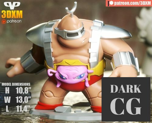 Krang Chibi – 3D Print