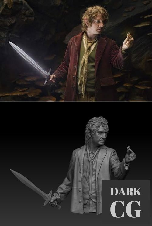 The Hobbit Bilbo Baggins – 3D Print