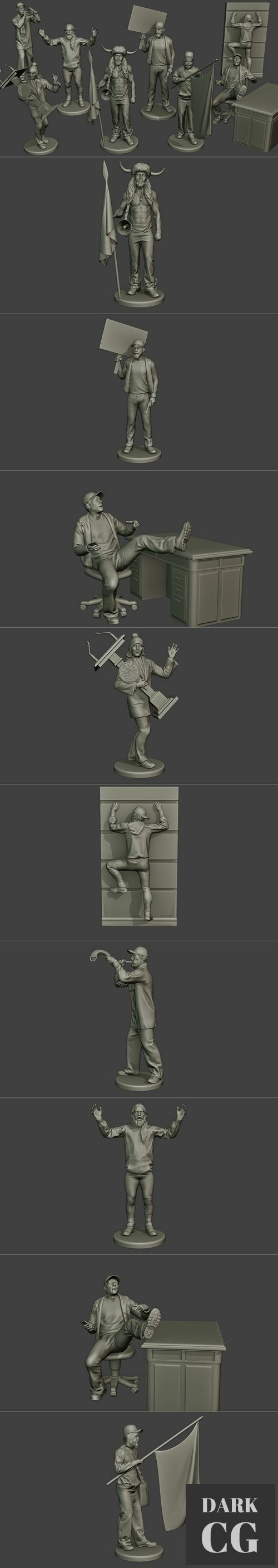 Capitol assault forces – 3D Print