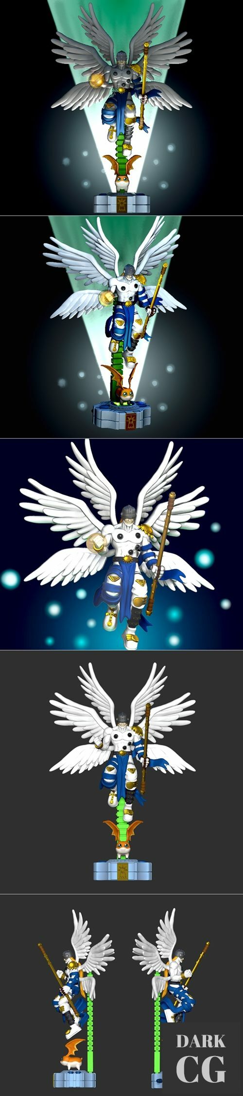 3D Model Angemon Evolution 3D Print