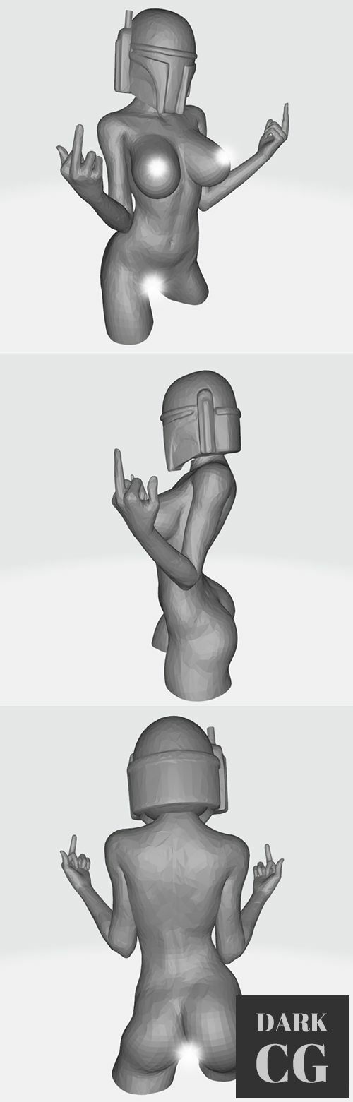 Nude Boba Fett – 3D Print