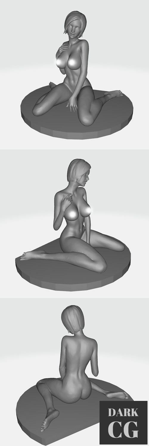 Mujer en plataforma – 3D Print