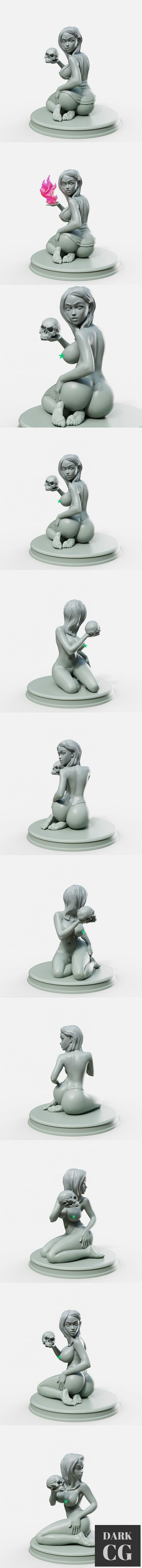 Briella - Pinup Girl – 3D Print