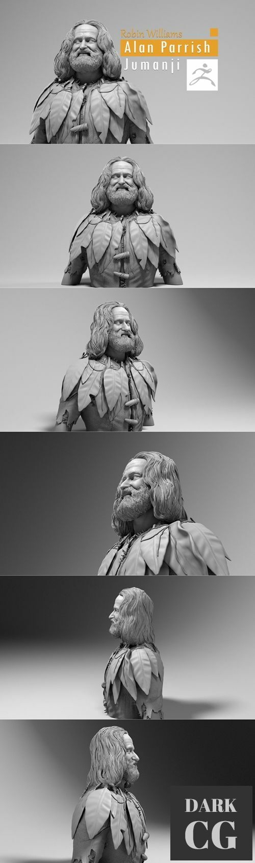 Robin Williams - Alan Parrish - Jumanji – 3D Print