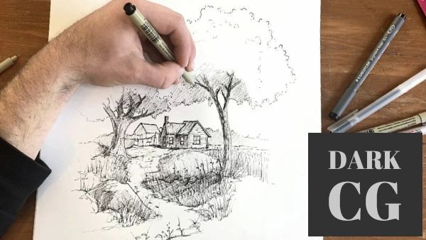 Pen Drawing for Beginners Permanency Texture and Composition