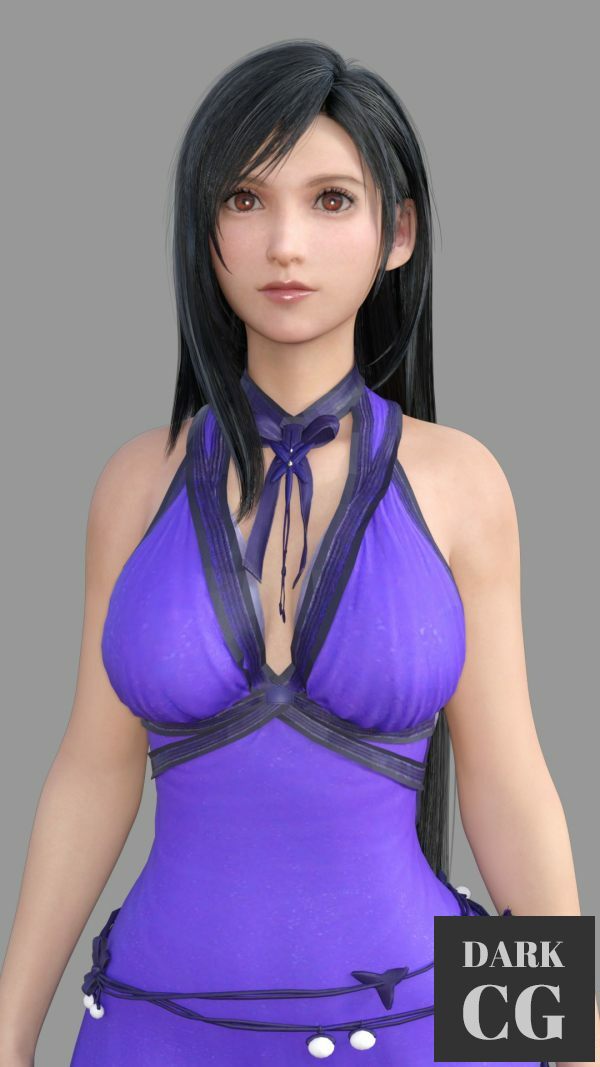 Daz3D, Poser: GCC FF Tifa For G8F