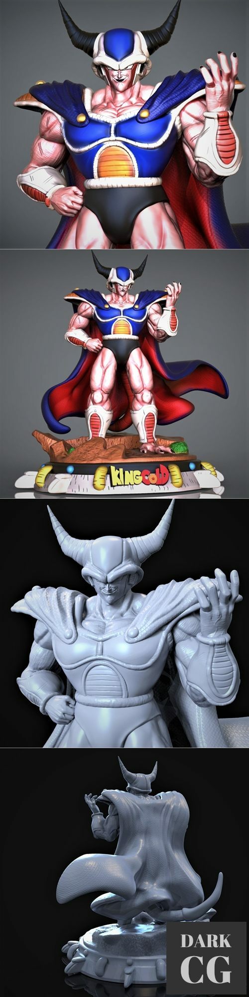 3D Model King Cold 3D Print