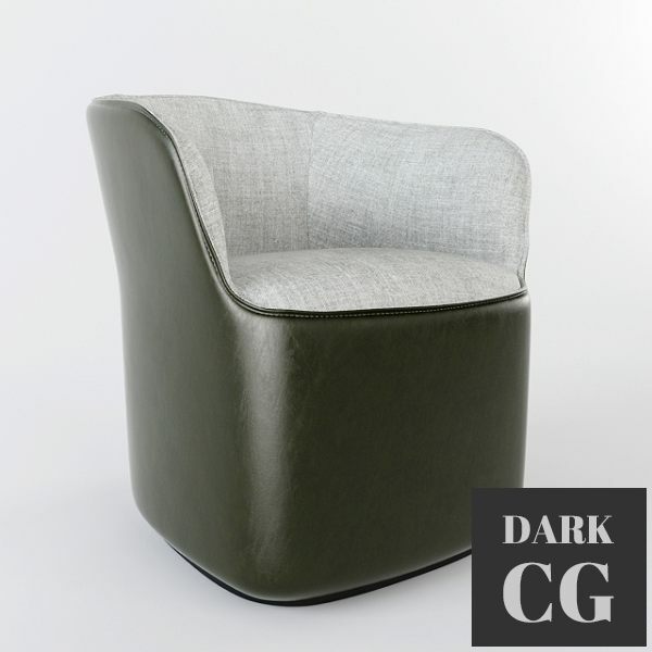 3D Model Armchair Pearl