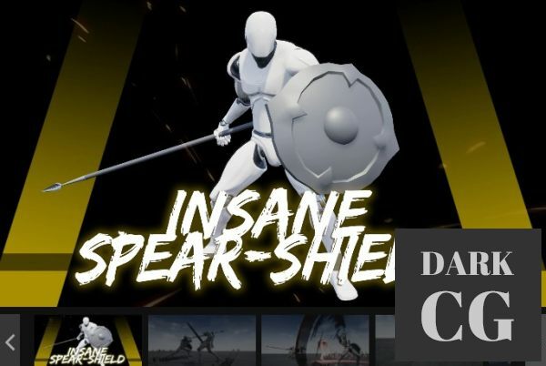 Unreal Engine Marketplace Insane Spear Shield Anim Set