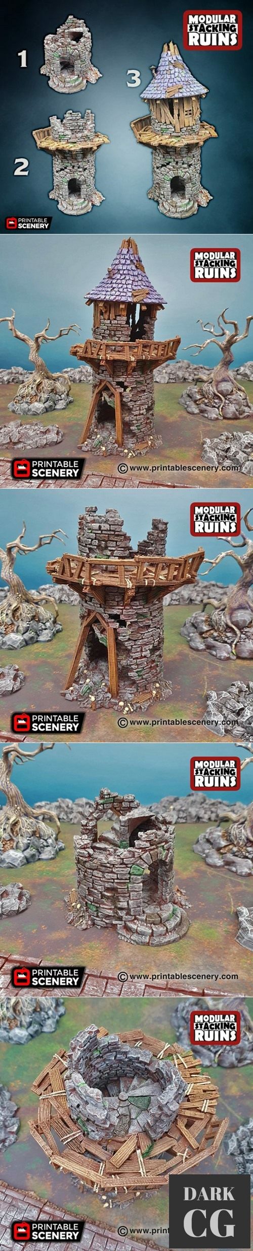 3D Model Hermit s Tower 3D Print