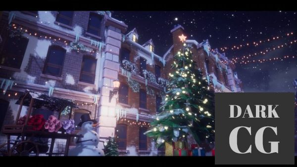 Unreal Engine Marketplace – Stylized Christmas Town