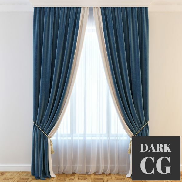 3D Model Curtain 1