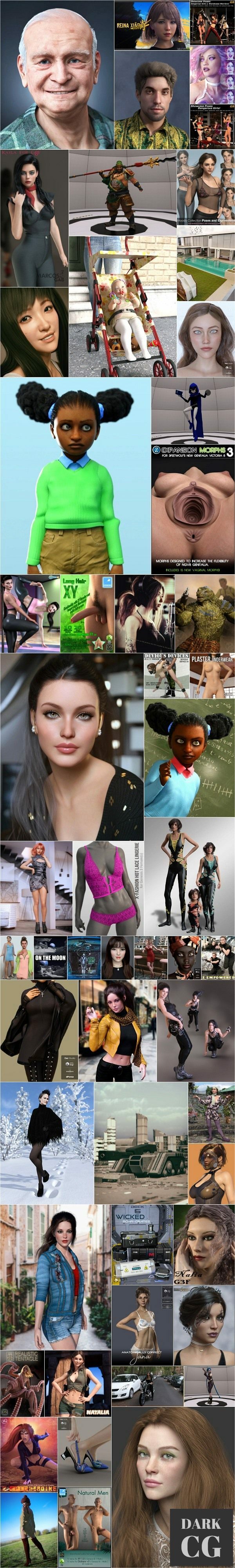 Daz 3D Poser Bundle 2 January 2022