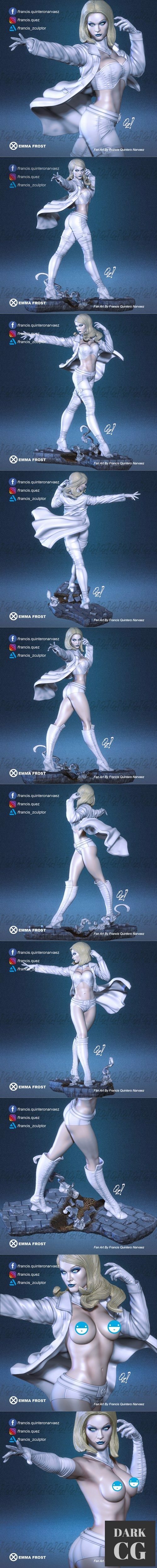 3D Model Emma Frost 3D Print