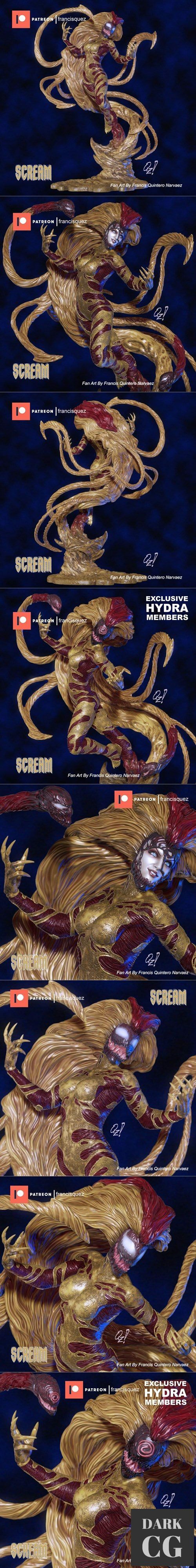 Scream – 3D Print