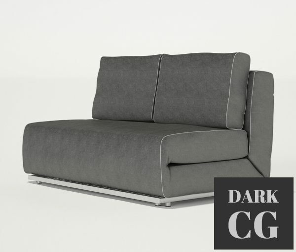 3D Model Folding sofa City from Softline