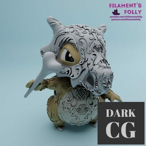 Cubone Ornamental – 3D Print