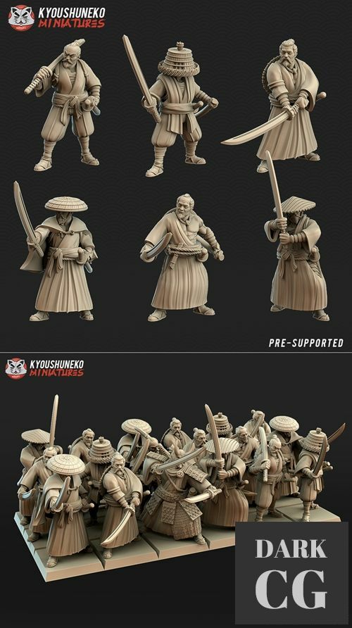 Japanese Ronins – 3D Print
