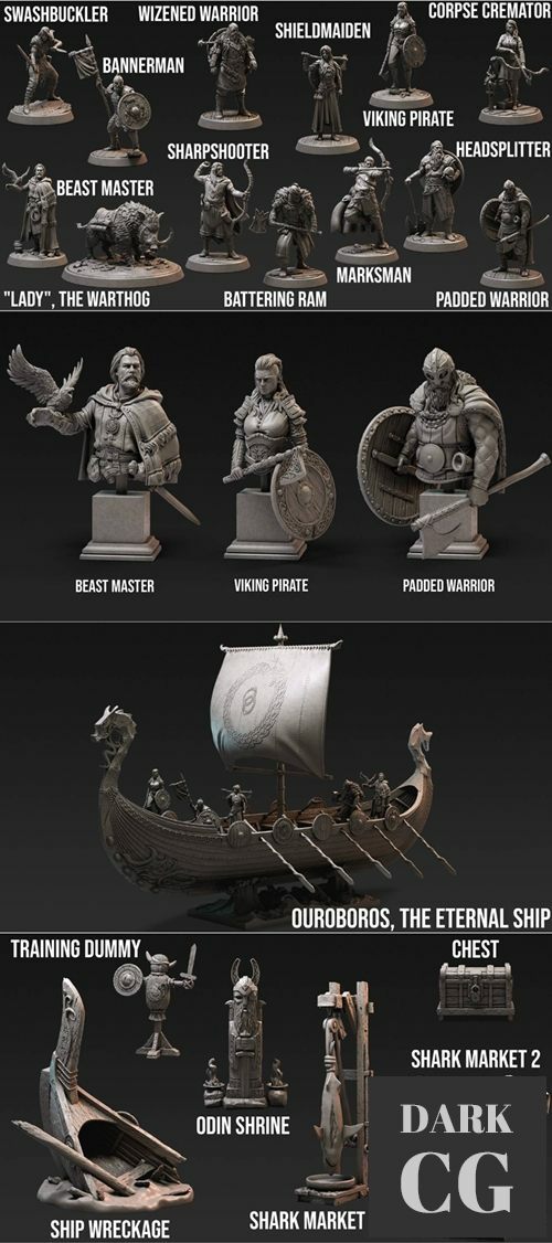 Loot Studios - Journey to Valhalla - Askelung – 3D Print
