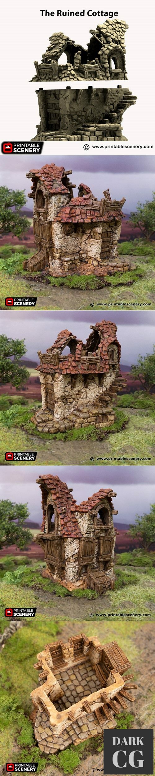 The Ruined Cottage – 3D Print