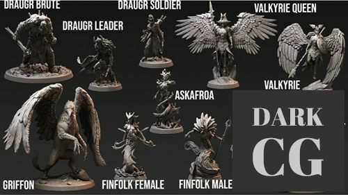 Loot Studios - Journey to Valhalla - Monsters – 3D Print