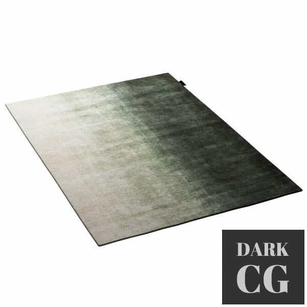 3D Model Gradient Rug Greens Carpet by Asplund