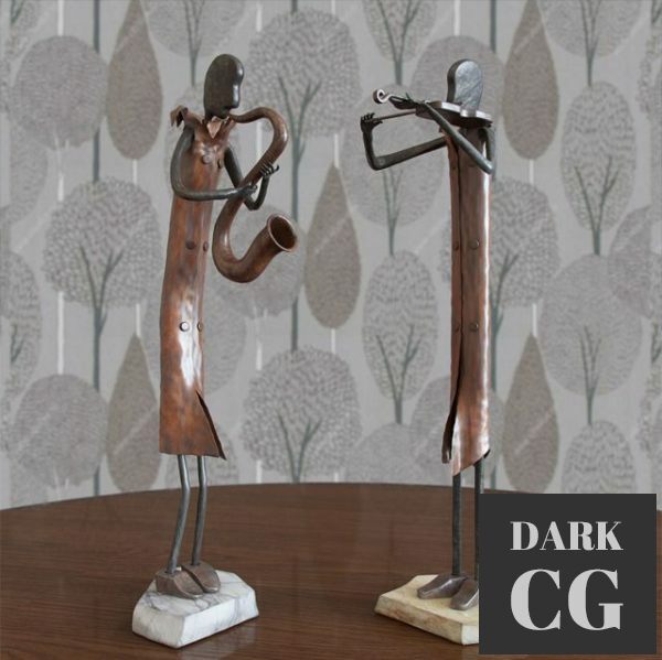 3D Model Decor trubach skripach