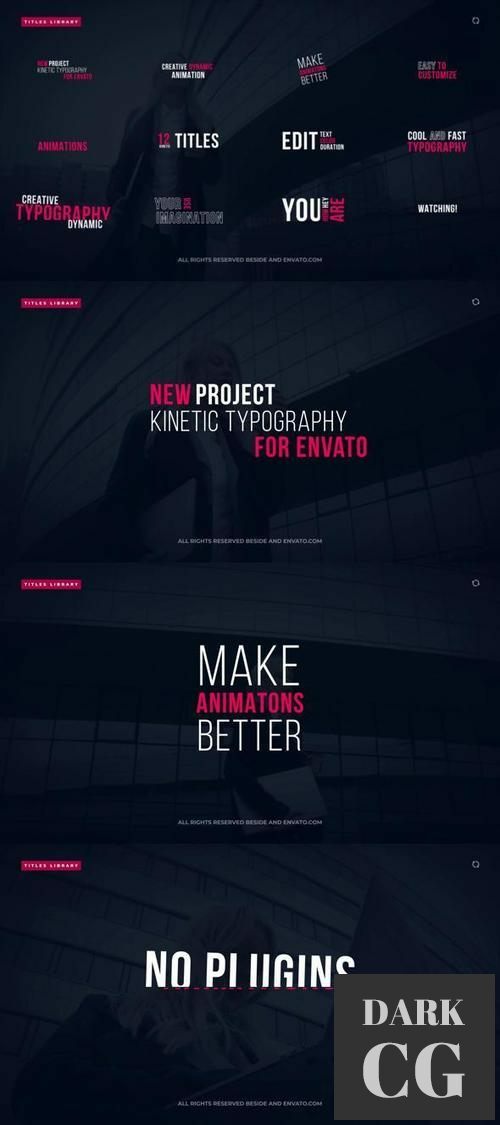 Kinetic Titles | After Effects 35631208