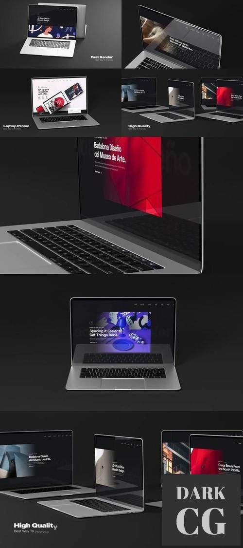 Minimalistic Laptop Website Promo 35604755