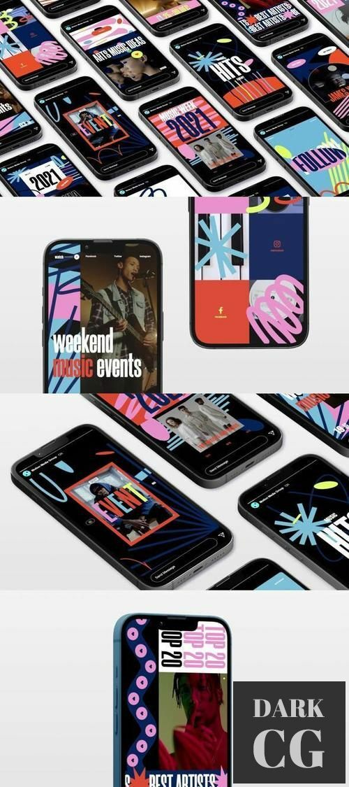 Music Event Stories Pack 35613596