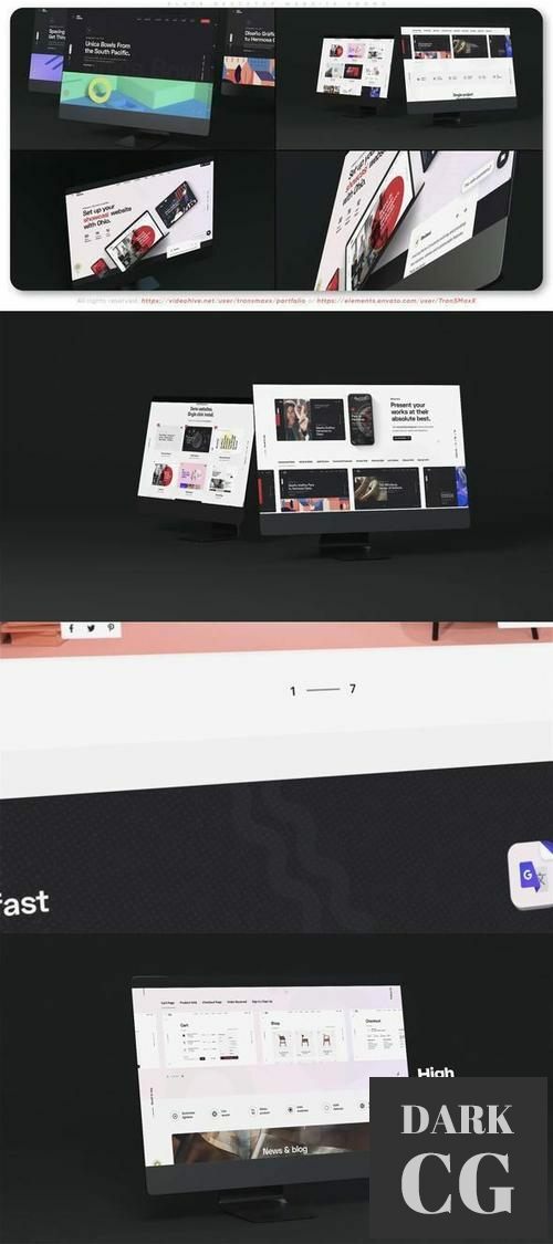 Black Desktop Website Promo 35534853
