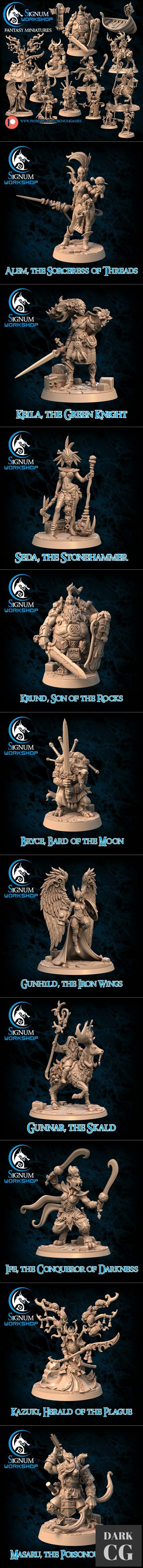 Signum 4 Corners Warriors – 3D Print